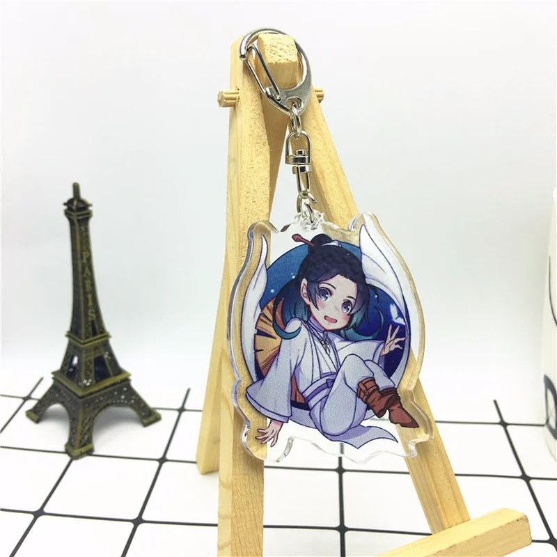 Аниме Тянь Гуань Ci Fu брелок Xie Lian Hua Cheng He Xuan акриловый брелок милый мультфильм кулон брелок ювелирные изделия подарок llaveros