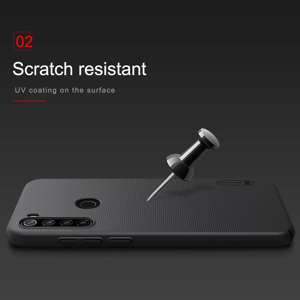 Чехол Nillkin для Xiaomi Redmi Note 8T 8 7 6 5 Pro, матовый защитный чехол из поликарбоната, чехол для Xiaomi Redmi Note 8T 8 7 6 5 Pro, чехол