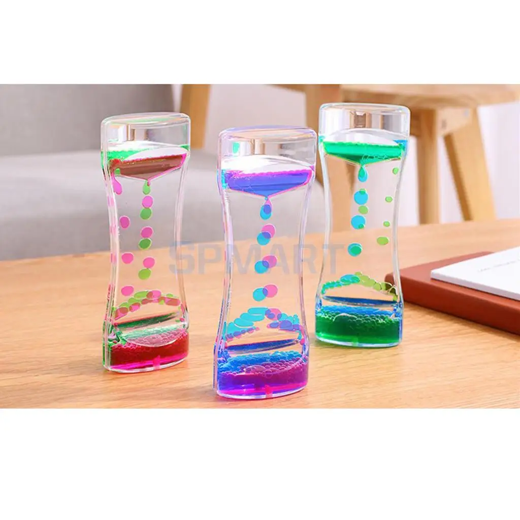 

Color Mixing Liquid Motion Timer Sensory Fidget Stress Relief Toy Children Sensory Education Time Out Tool Novelty Friends Gift