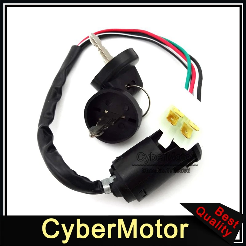 4-Контактный Выключатель ключа зажигания для Eton Viper Sierra encls Rascal 50cc 70cc 90cc ATV Quad 4 Wheeler |