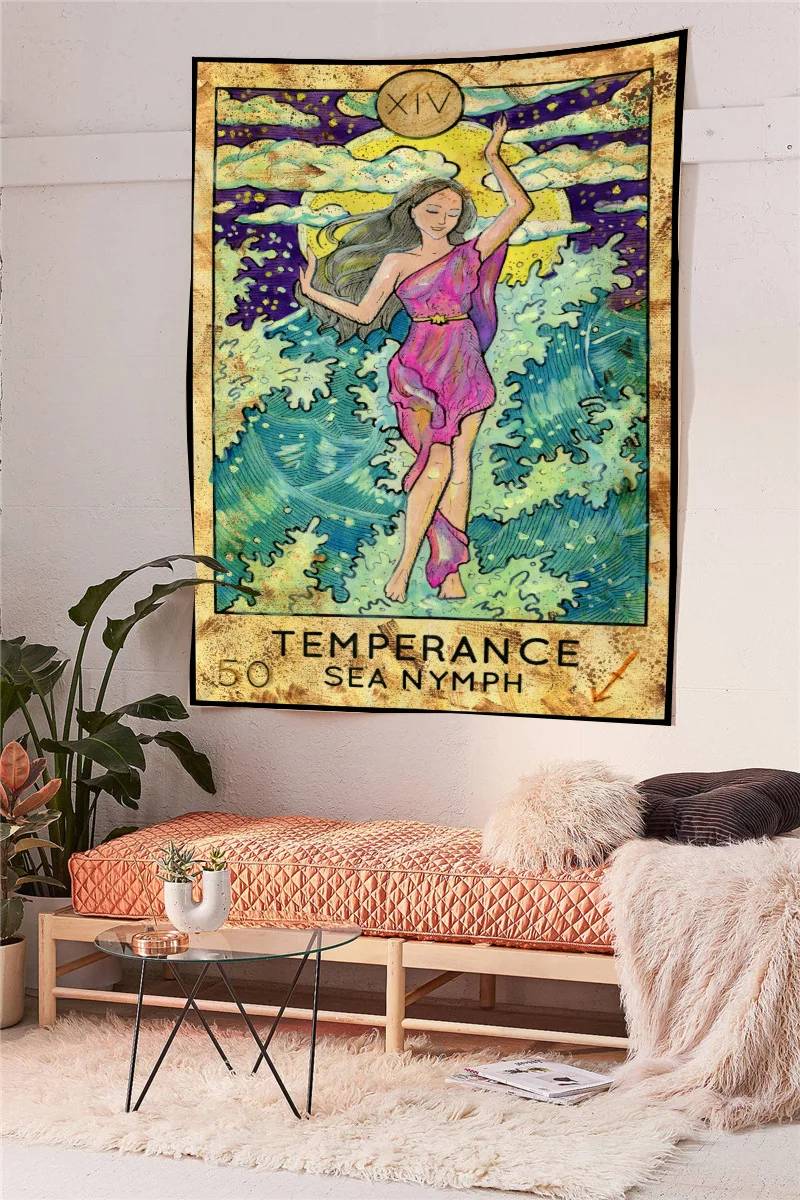 Индийская МАНДАЛА ГОБЕЛЕН настенный Twin покрывало в стиле хиппи Gypsy искусство