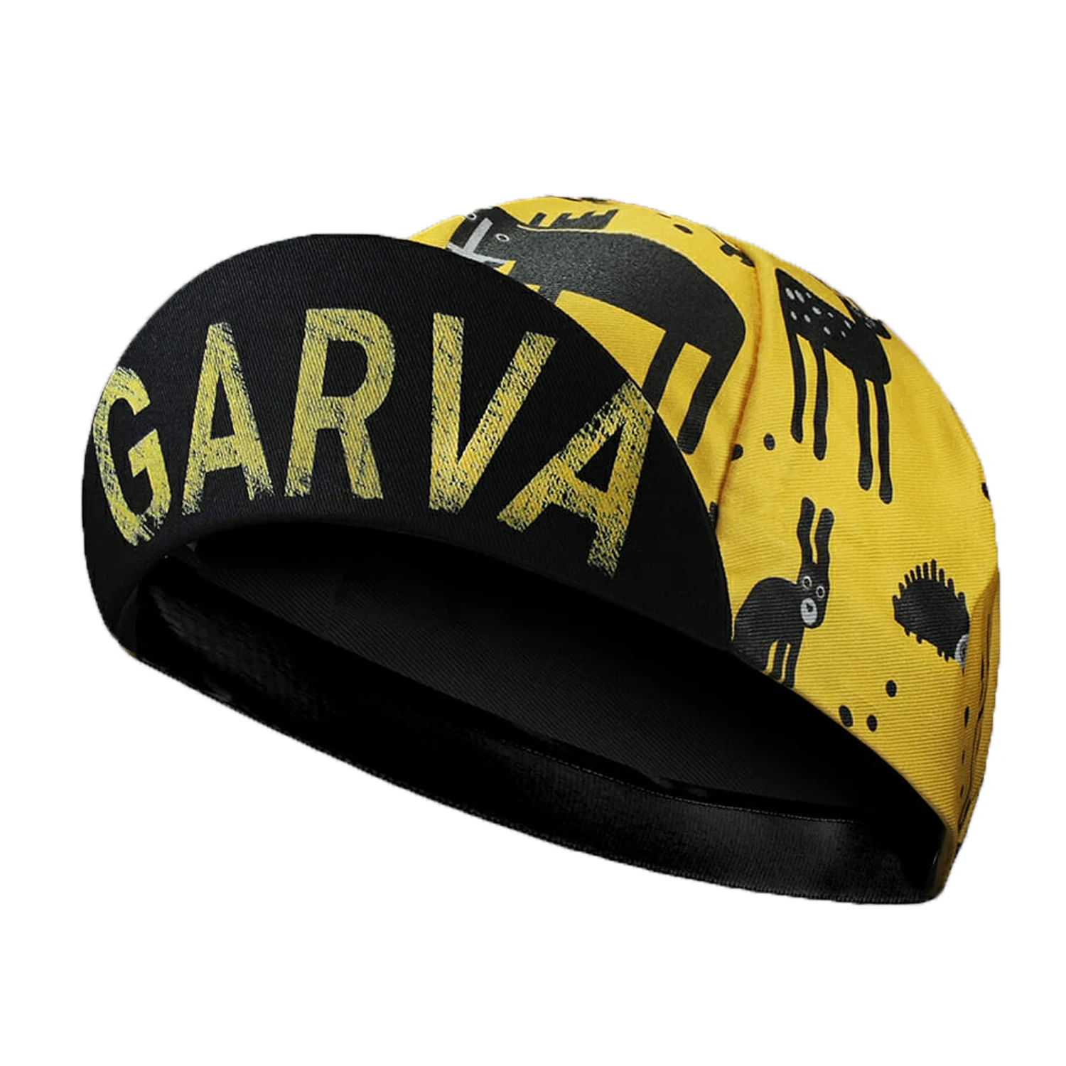 Кепка для велоспорта в стиле ретро с мультяшными животными рай полиэстер/флис