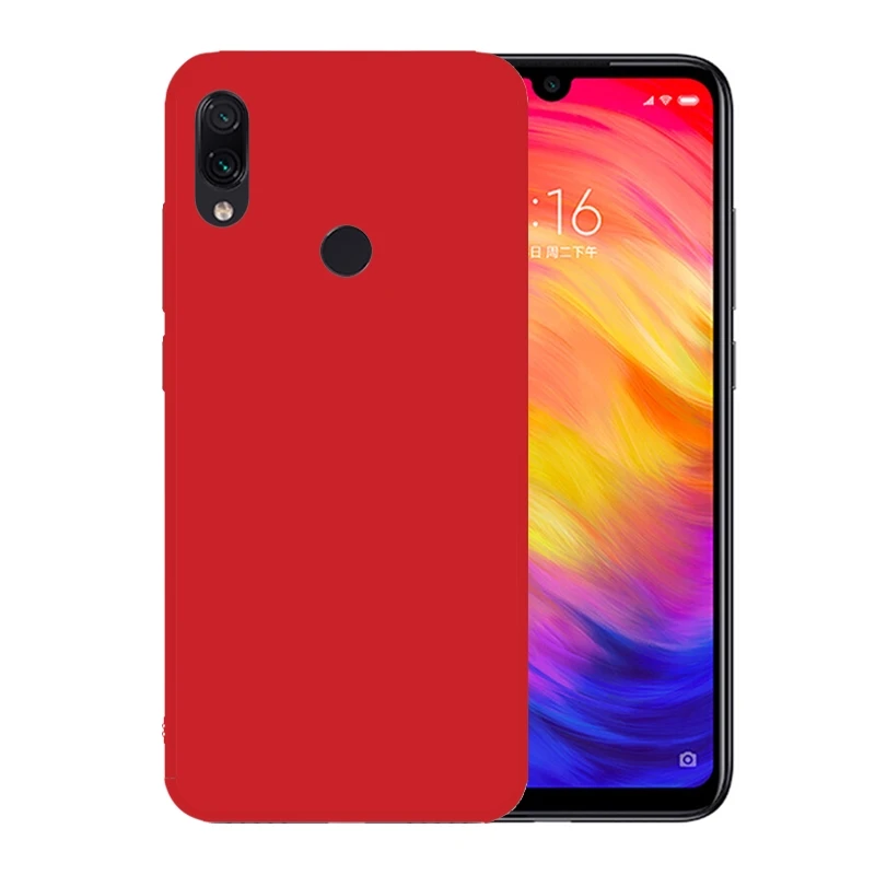 Прозрачный мягкий термополиуретановый силиконовый чехол для Xiaomi Redmi Note 8 7 Pro 6 S2 Примечание кожи красные, черные матовый Scrub чехол Redmi K20 7 Go Примечание 5 Plus