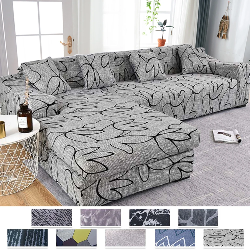 

Sofa Cover for Living Room Stretch Printed Sofa Slipcover L shape Corner Sofa Covers funda sofa Elastic Couch Cover 1/2/3/4-seat