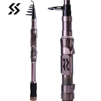 sougayilang new1 8 3 0m portable telescopic fishing rods ultra light weight carbon fiber fishing tackle for saltwater freshwater