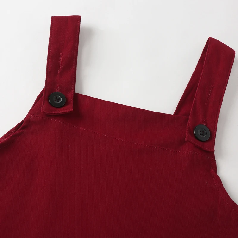 Наряды с оборками для девочек Новинка 2020 года однотонные штаны в стиле ретро