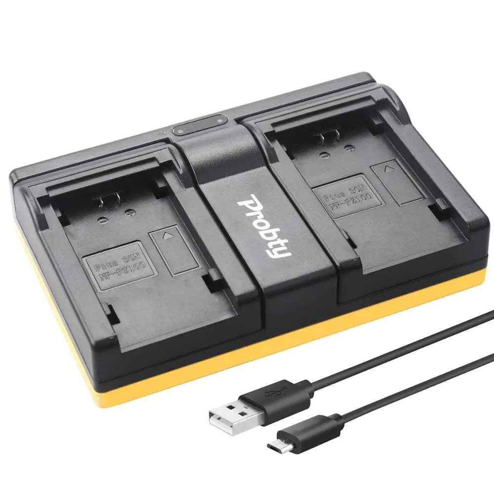 Аккумулятор для камеры 2x NP-FZ100 NP FZ100 NPFZ100 + двойное зарядное устройство Sony Alpha 9 A9 9R A9R