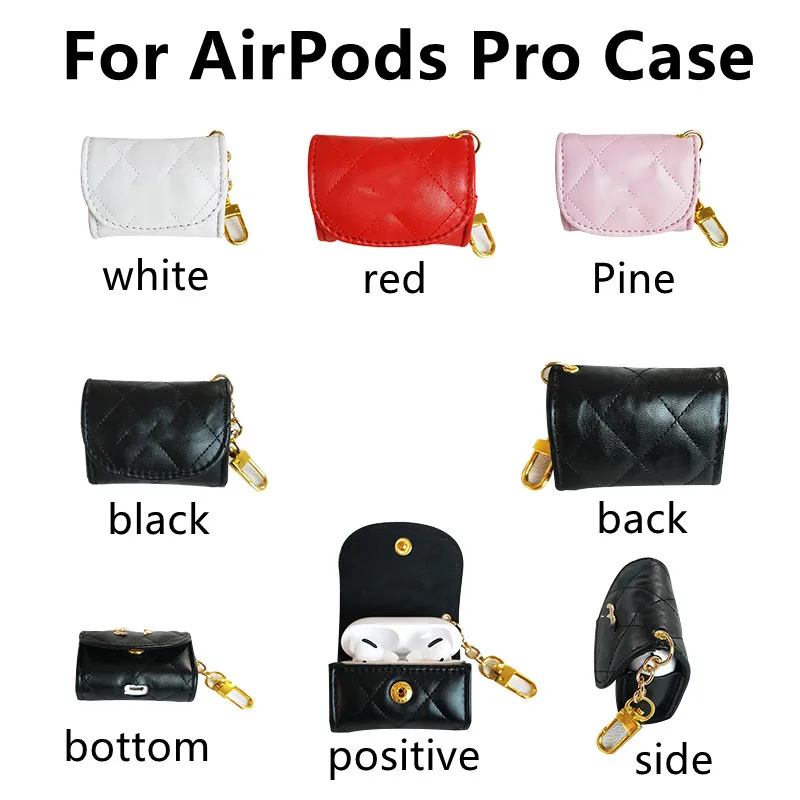 

For AirPods Pro Case Cover Cute leather luxury Protector Cases earphone Accessories for AirPods Pro 2 1 Case French luxury brand