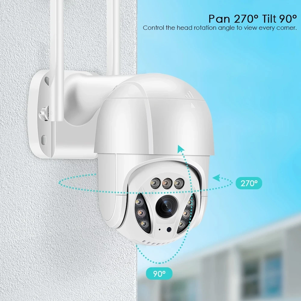 

iCSee APP WIFI IP Camera 1080P 5MP Outdoor Zoom Wireless Camera AI Human Detection Wireless Camera IR Night Vision Home Security