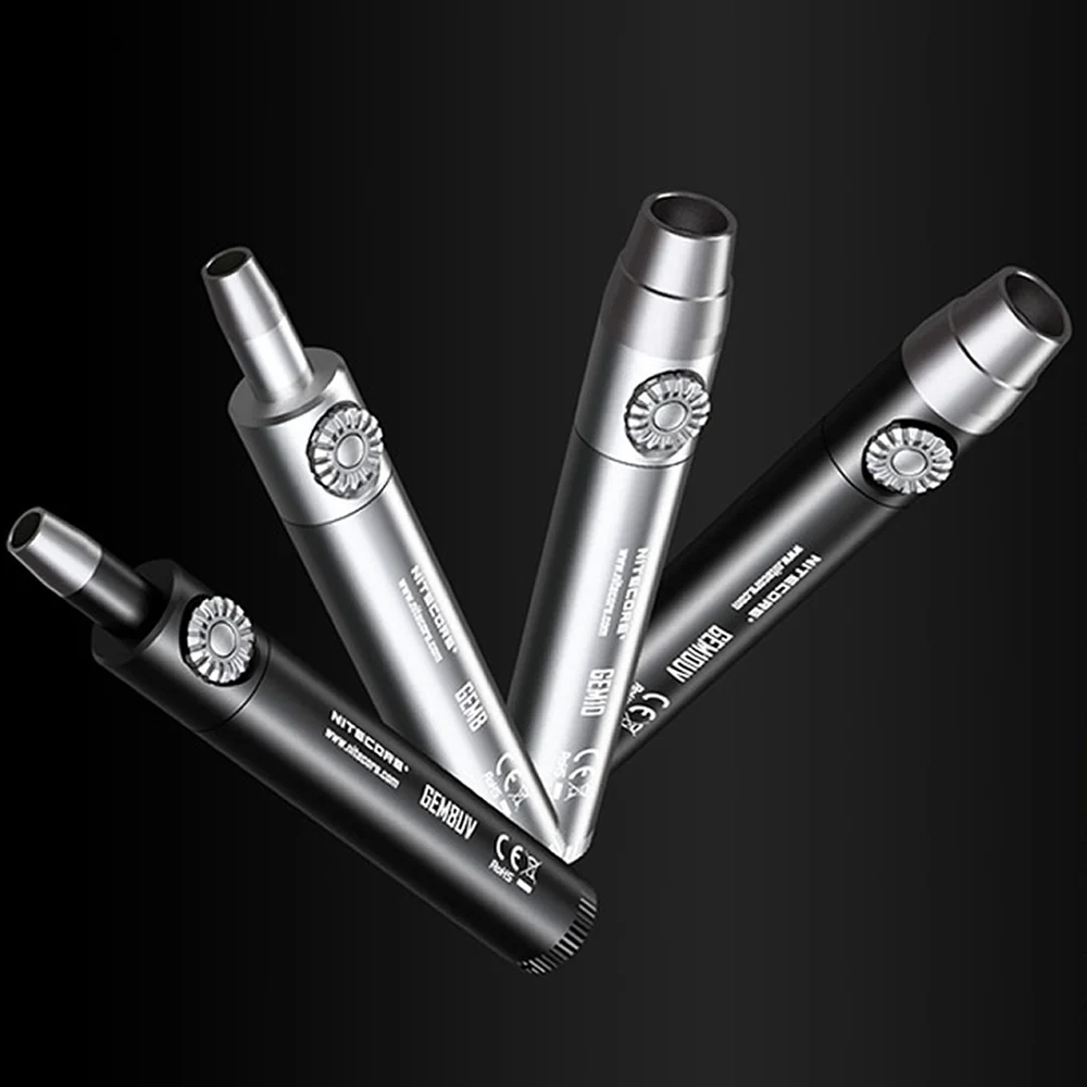 NITECORE GEM10UV Алмазный Янтарный нефрит ювелирный античный УФ-свет 3000 МВт нм фонарь