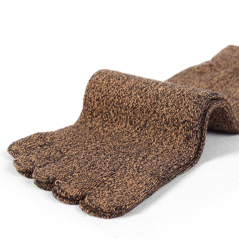 1 пара мужские хлопковые носки с пятью пальцами Мужские дышащие