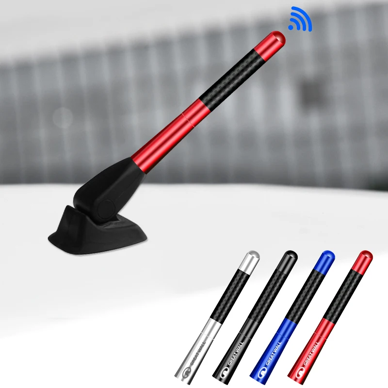 Антенна для крыши автомобиля металлическая короткая радиоантенна из