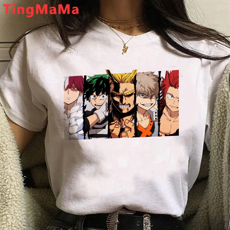 Футболка женская с рисунком героев мультфильмов милая смешная мультяшная аниме