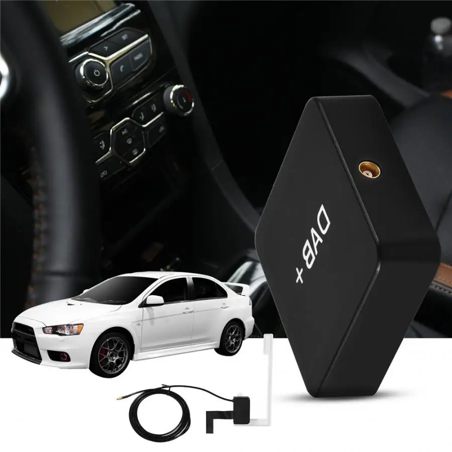 Цифровой радиоприемник DAB + Box адаптер с антенной для автомобильного радио Android FM