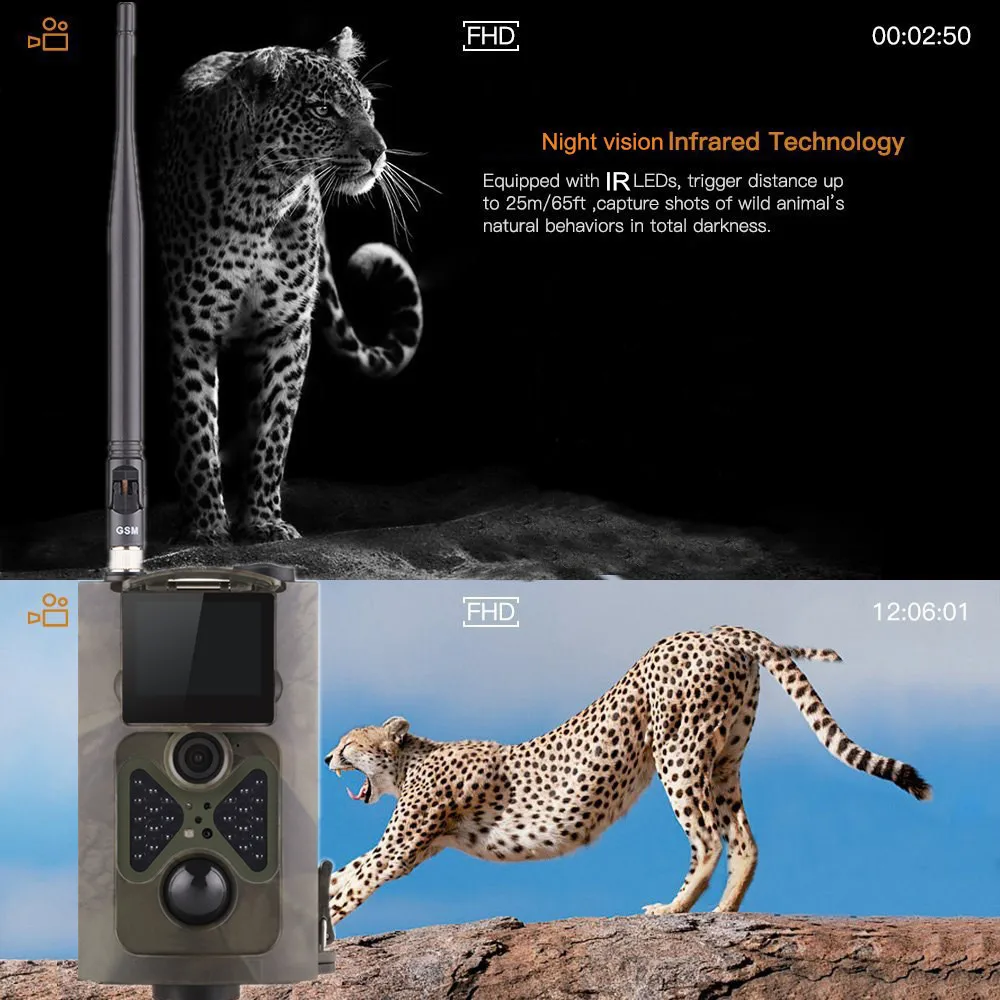 PROKER HC550M HC500M 16MP Trail Камера MMS GPRS GSM SMS ловушка фото Дикая Охота HC 550M дикой природы для