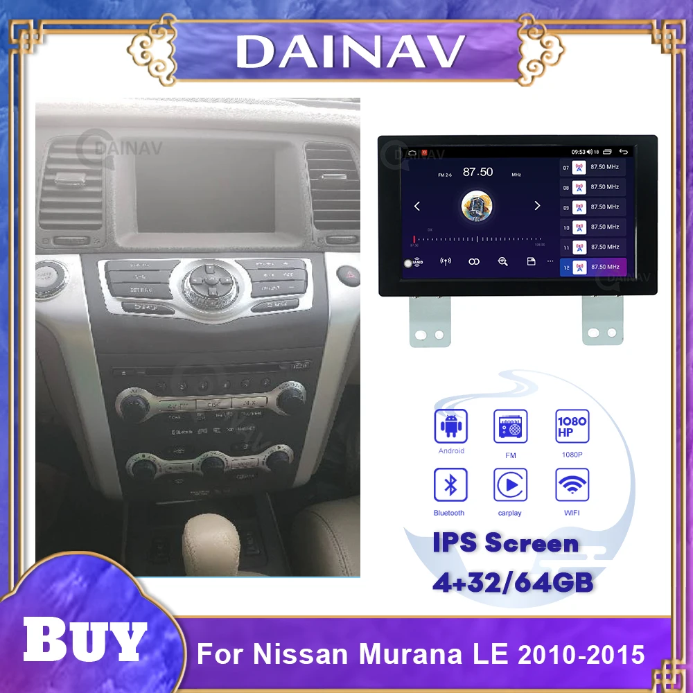 

2 Din Android Car Radio For Nissan Murana LE with Bose System 2010 Car Stereo Autoradio Auto Audio GPS Navigation