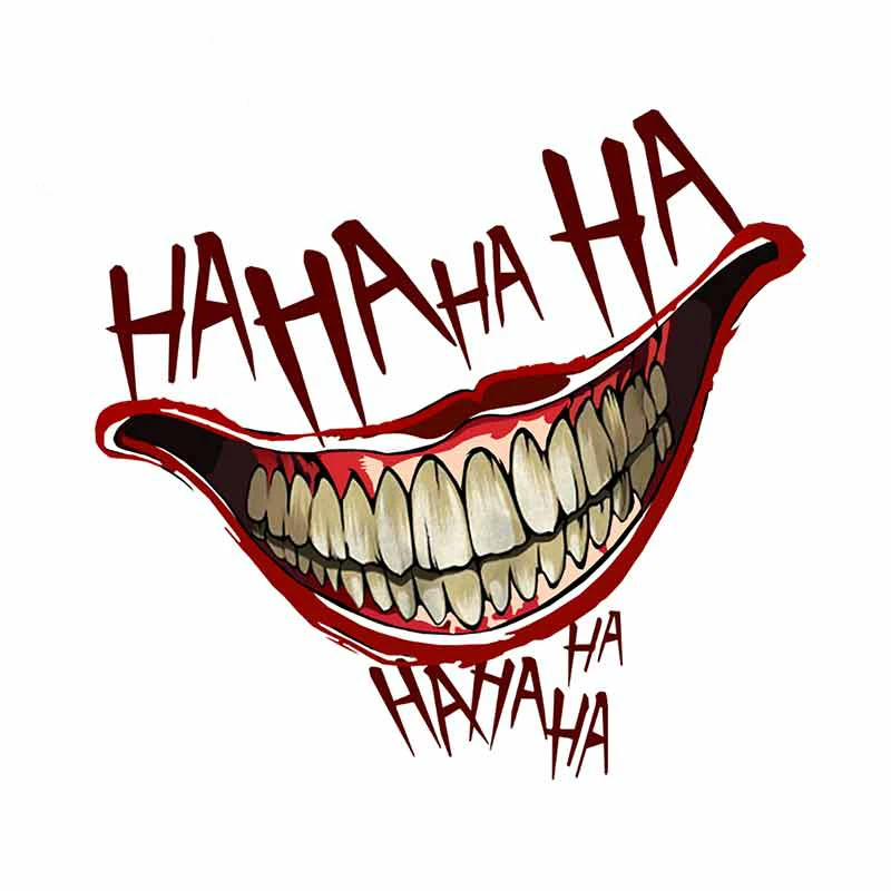 

Joker Graffiti Car Styling Waterproof Personality Sticker and Decal Laptop Auto Accessories Decoration PVC,13x12cm