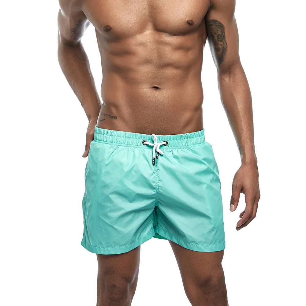 Однотонные мужские шорты для плавания тонкие светильник жные штаны Шорты