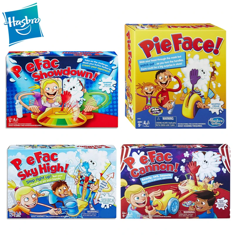 Hasbro пирог лицо душ небо пушка игра игрушки торт крем в Лицо Семейная Вечеринка