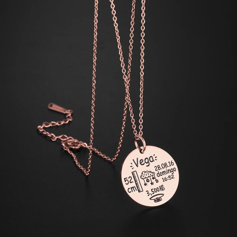 Подарочные ювелирные изделия из нержавеющей стали для женщин родителей мамы