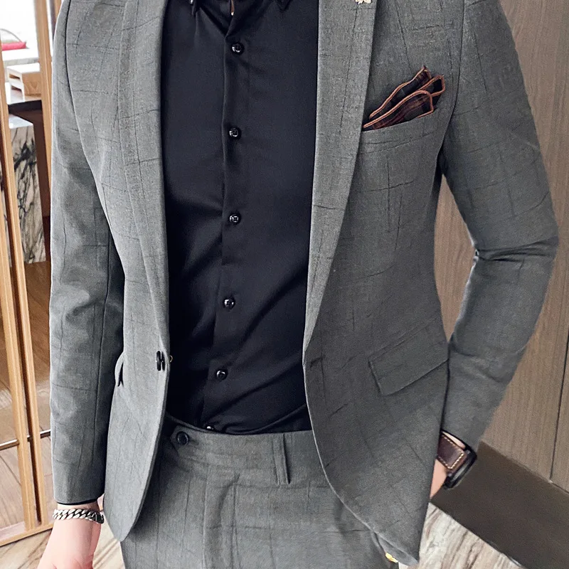

Tothe new lane and suit business casual dress fashion suits han edition cultivate morality of England