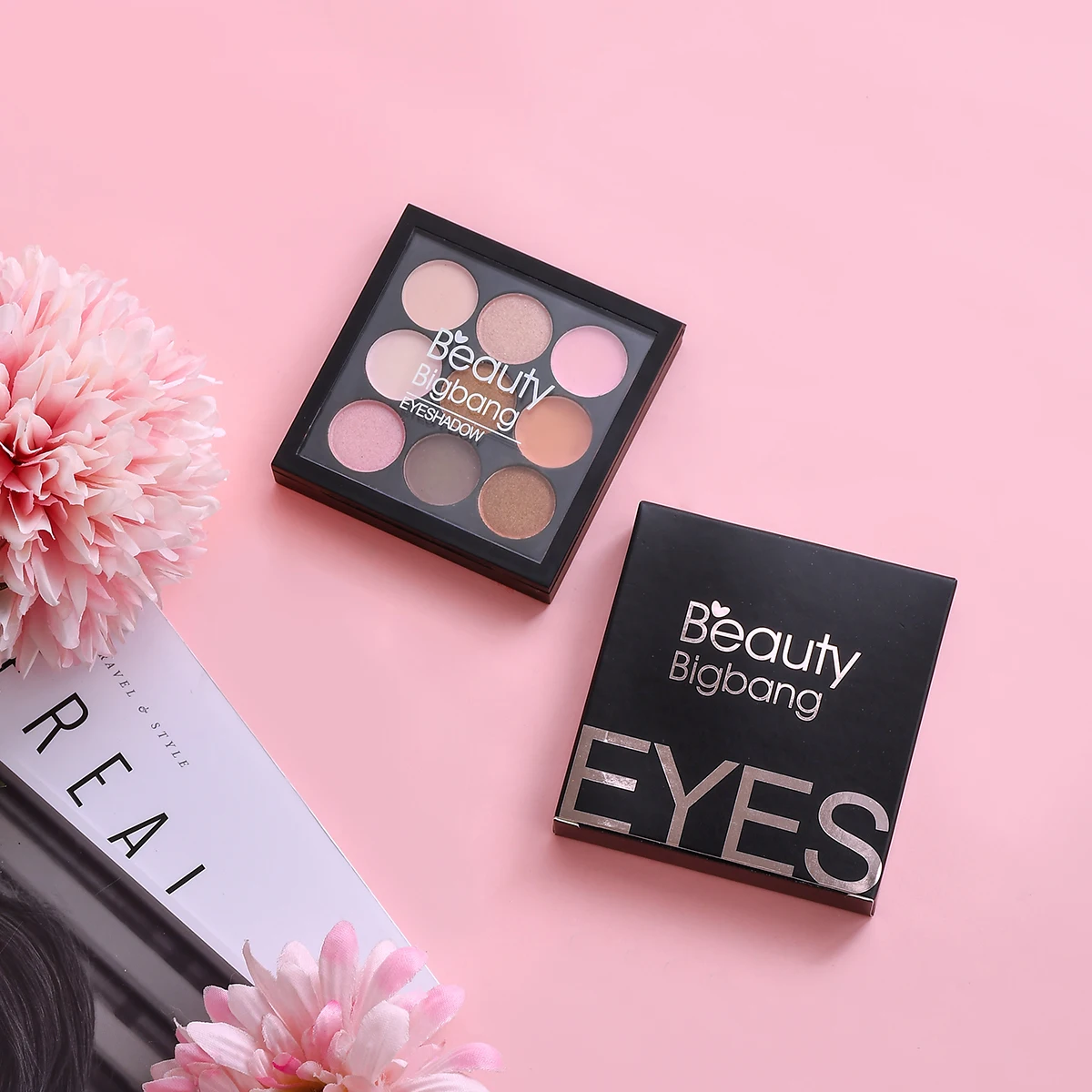 BeautyBigBang, 9 цветов, тени для век, палитра, тени для век, матовые, мерцающие, макияж, палитра, Sombras, Maquiagens, Cienie Do Powiek, тени для век