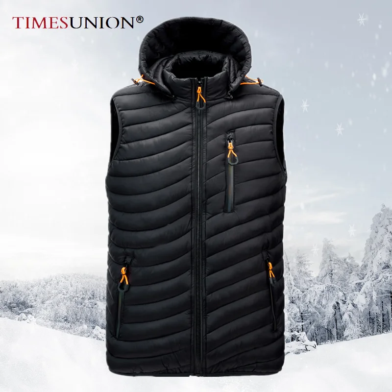 Мужской пуховой жилет новинка зимы 2021 мужской теплый топ молодежная свободная