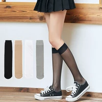 womens thin summer nylon sexy stocking japanese cos stockings under the knee white jk long socks