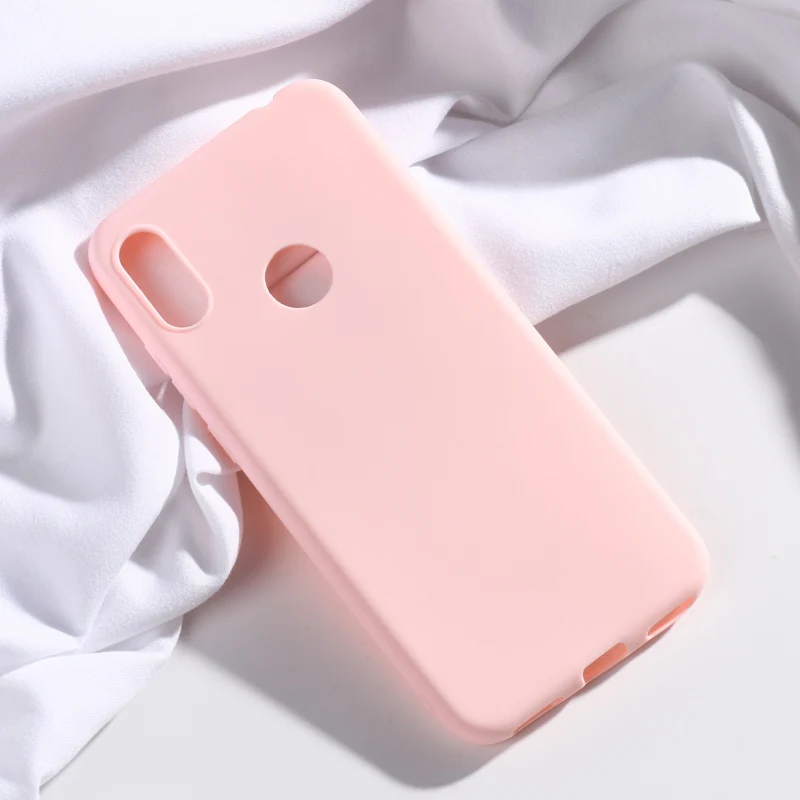 Candy Color Silicone Case For Huawei P Smart Prime Z 2019 TPU Cover Honor 8A Y7 Play P30 lite Fundas Coque |