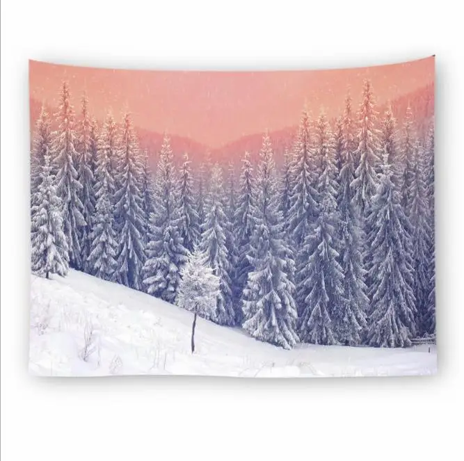 

Forest Tapestry Wall Hanging Beach Mat Polyester Blanket Picnic Blanket Tablecloth