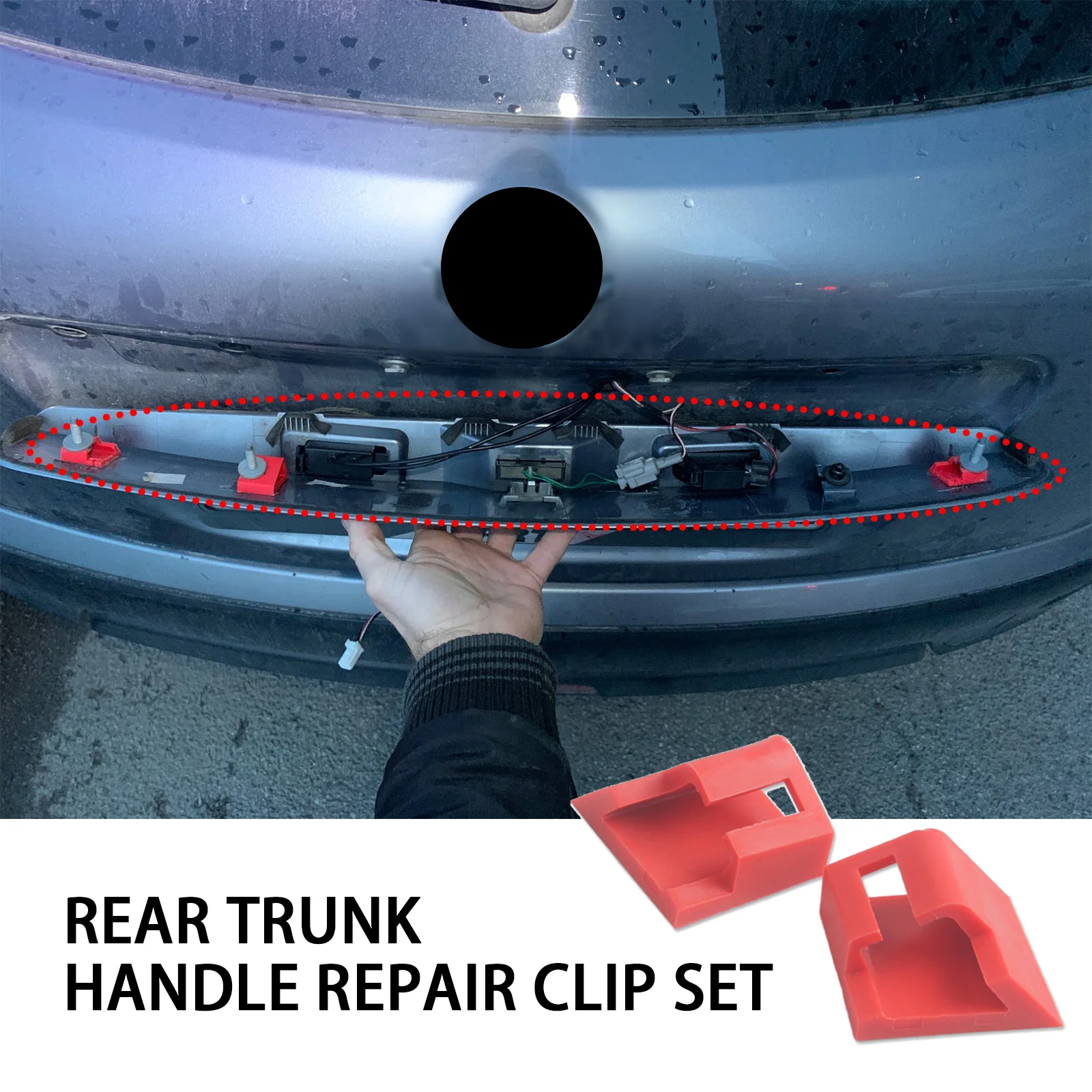 

4 шт./компл. ручка багажника автомобиля, задняя дверь, предназначена для Nissan QASHQAI 2006-2013, прямая замена