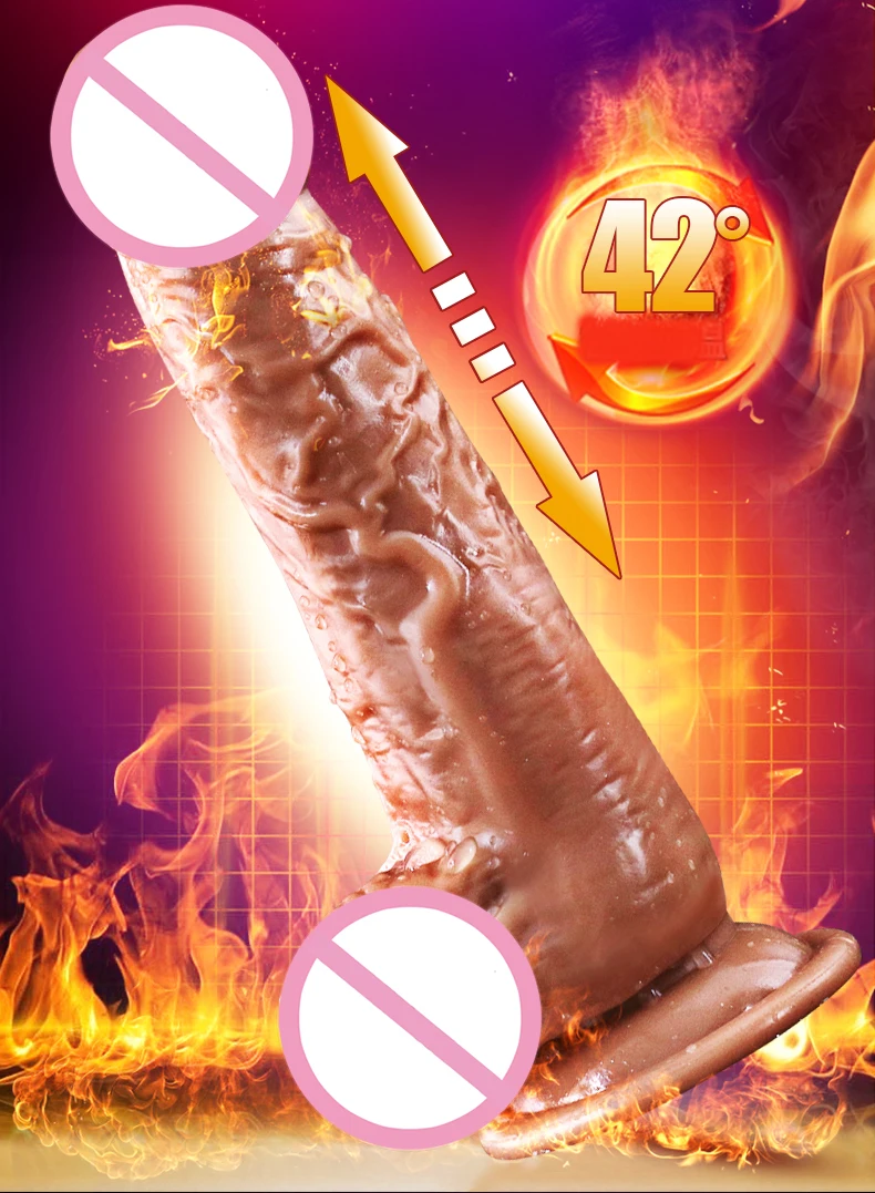 Female Adult Products Sex Toys High Simulation Penis Vibrating Stick Massage AV Masturbation Can Be Heated Motor Powerful |