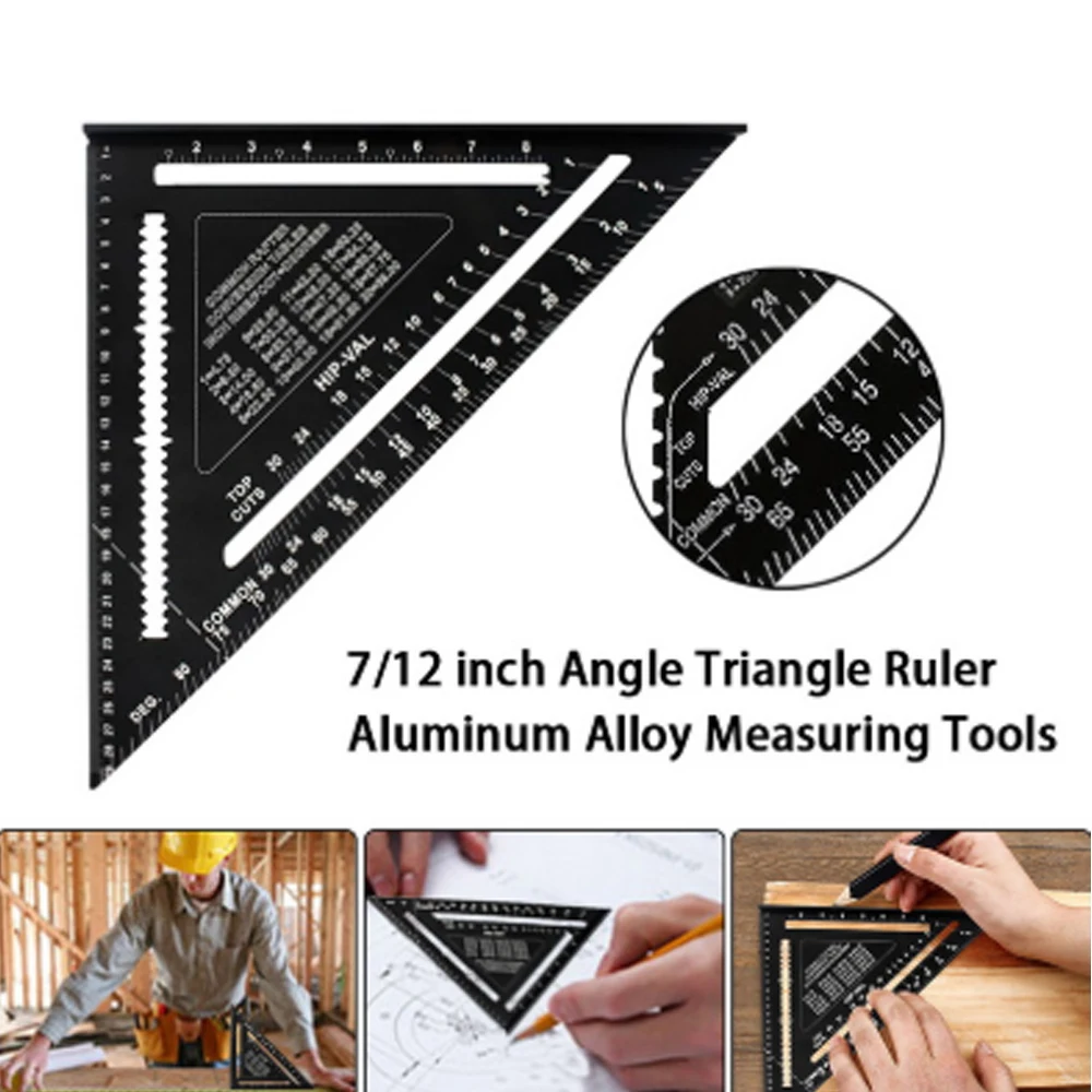 Треугольная линейка для деревообработки Треугольник из алюминиевого сплава