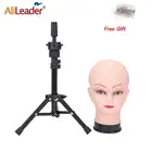 Головка парика Alileader со штативом 60 см, прочный штатив с головой африканского манекена, без волос, для изготовления париков, подставка с головой
