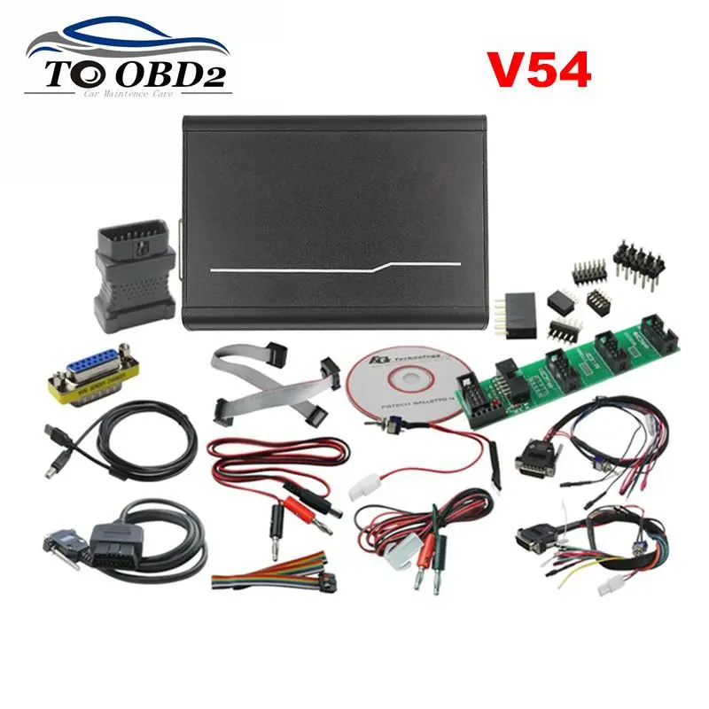 Профессиональный OBDII/EOBD (система бортовой диагностики FGTCH V54 Galletto 4 Master трикор БД