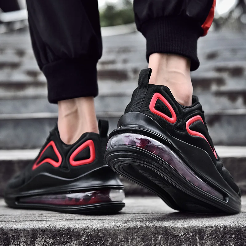 

New Running Shoes for Men Air Cushion Sneakers Mesh Breathable Wear-resistant Women Fitness Trainers Sports Shoes Sneakers Man