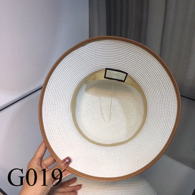 

G019 New Straw Hat Fashion Classic Super Good-looking Detail Fine Three-dimensional Hat