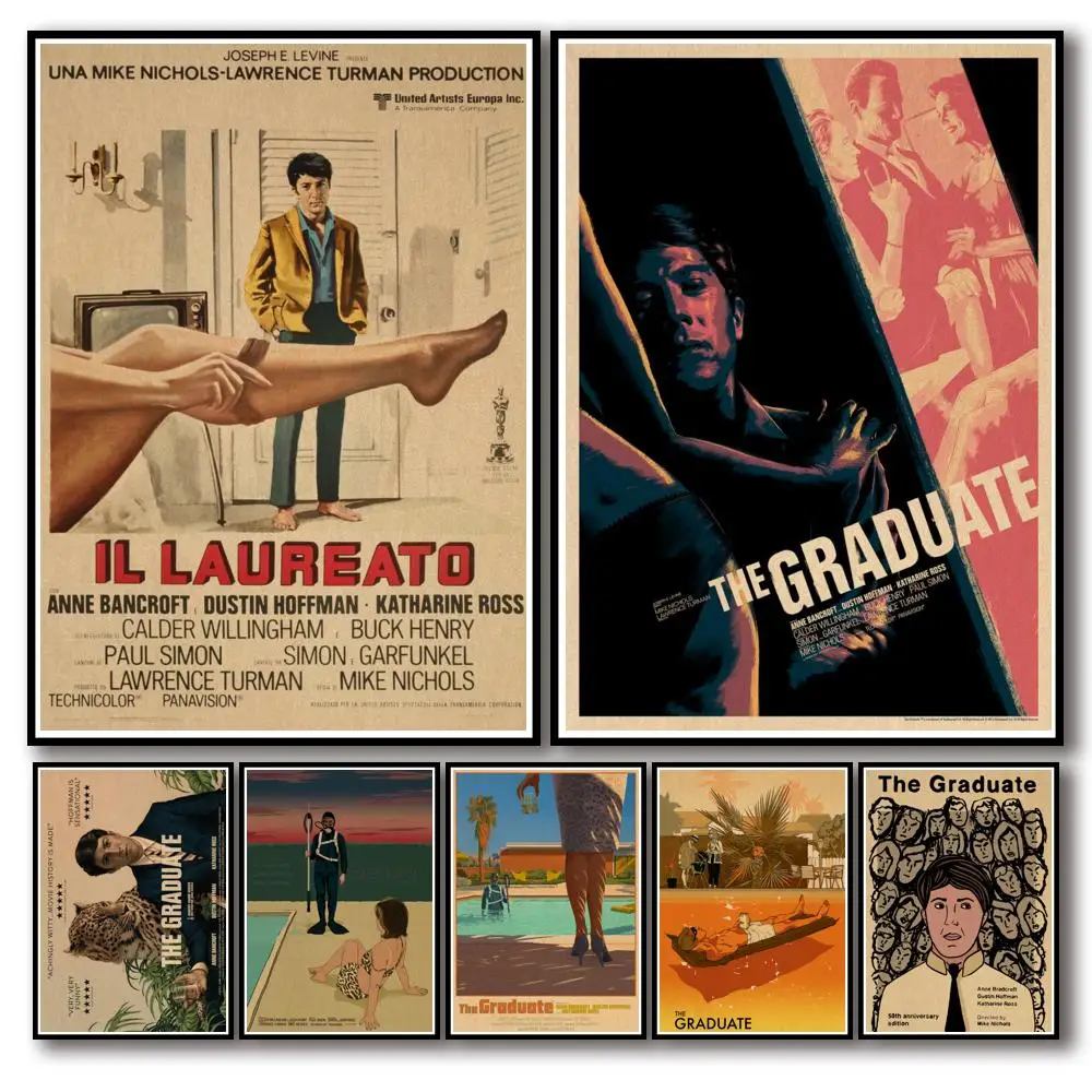 Фотообои с изображением классического фильма «Градиент» (1968)