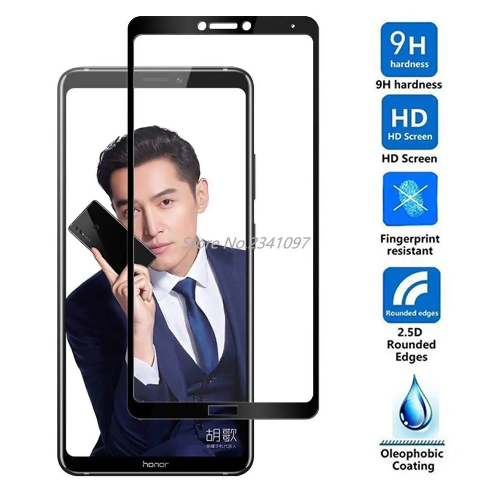 5D полное покрытие из закаленного стекла для huawei Honor Note 10 Защитная пленка Note10