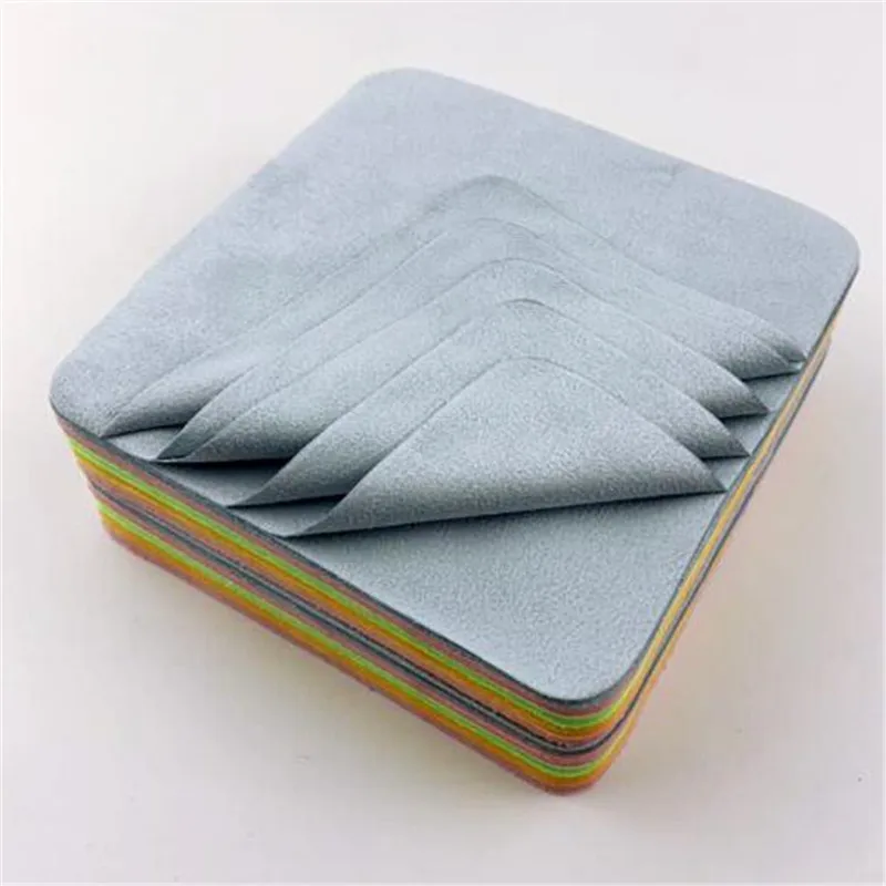 

100Pcs Soft Chamois Glasses Cleaner Eyeglasses Microfiber Clean Cloth for Lens Phone Screen Cleaning Wipes Tools