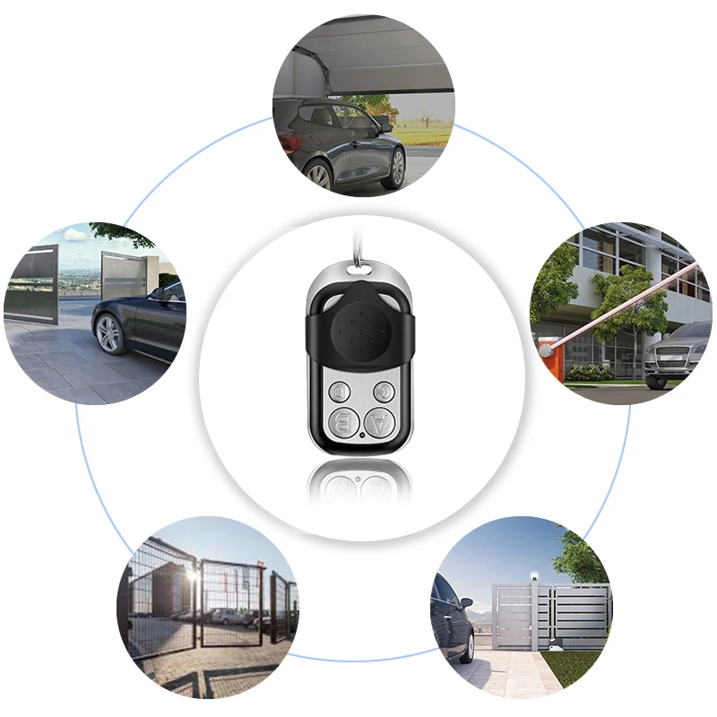 

Compatible All 433MHz Garage Door Command 4-Channel Fixed Code Frequency 433.92 MHz