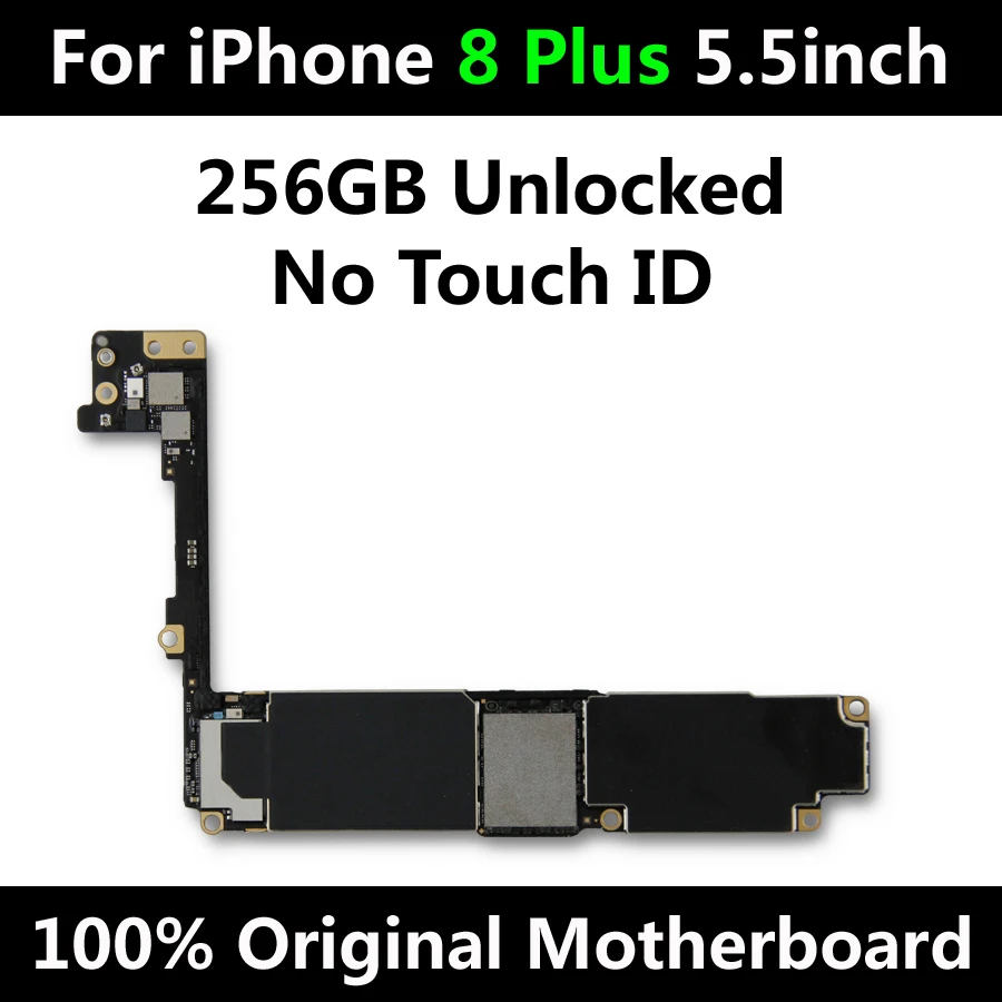 Оригинальная Заводская разблокированная материнская плата для iphone 8 Plus 5,5 дюймов 256 ГБ Поддержка IOS без Touch ID логическая плата хорошо протестирована