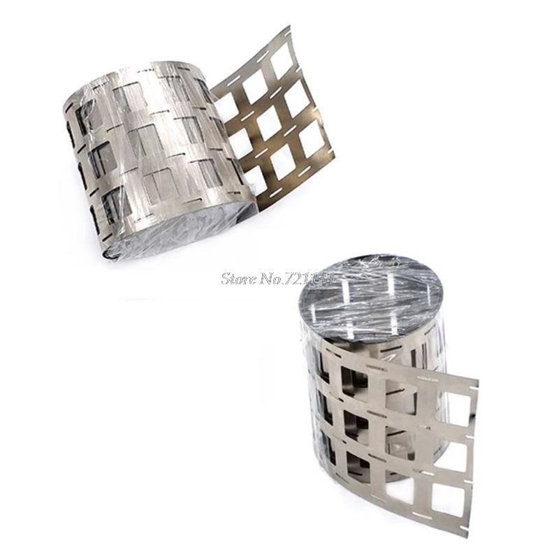 

1 meter 2/3/4P pure nickel tab 18650 li-ion battery nickel strip, cell battery Ni belt, EV batteries busbar nickel tape Whosale