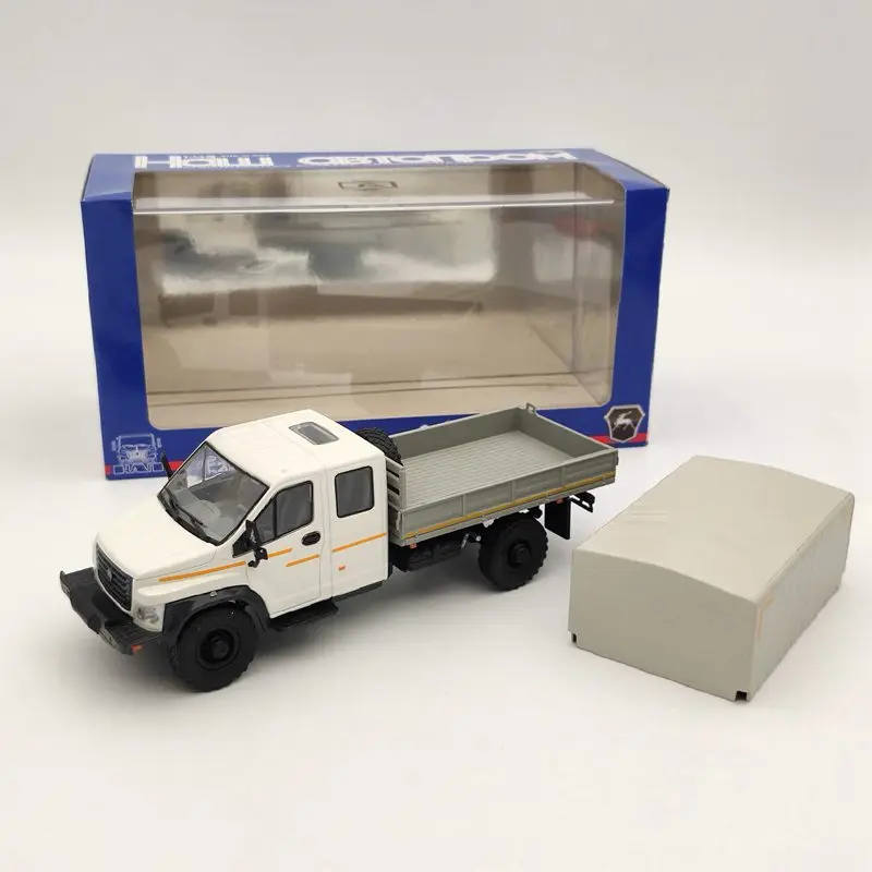 

HAW ABTONPOM 1/43 GAZ C42A31 H235 Truck White Diecast Models Russia Car Limited Collection Auto