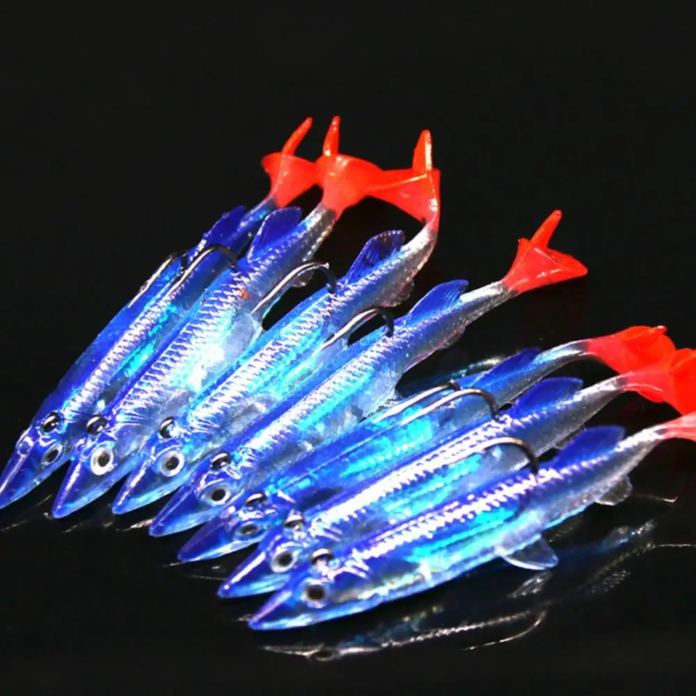 Приманка Мягкая приманка один крючок свинец рыба дорога Yat образный скрытые