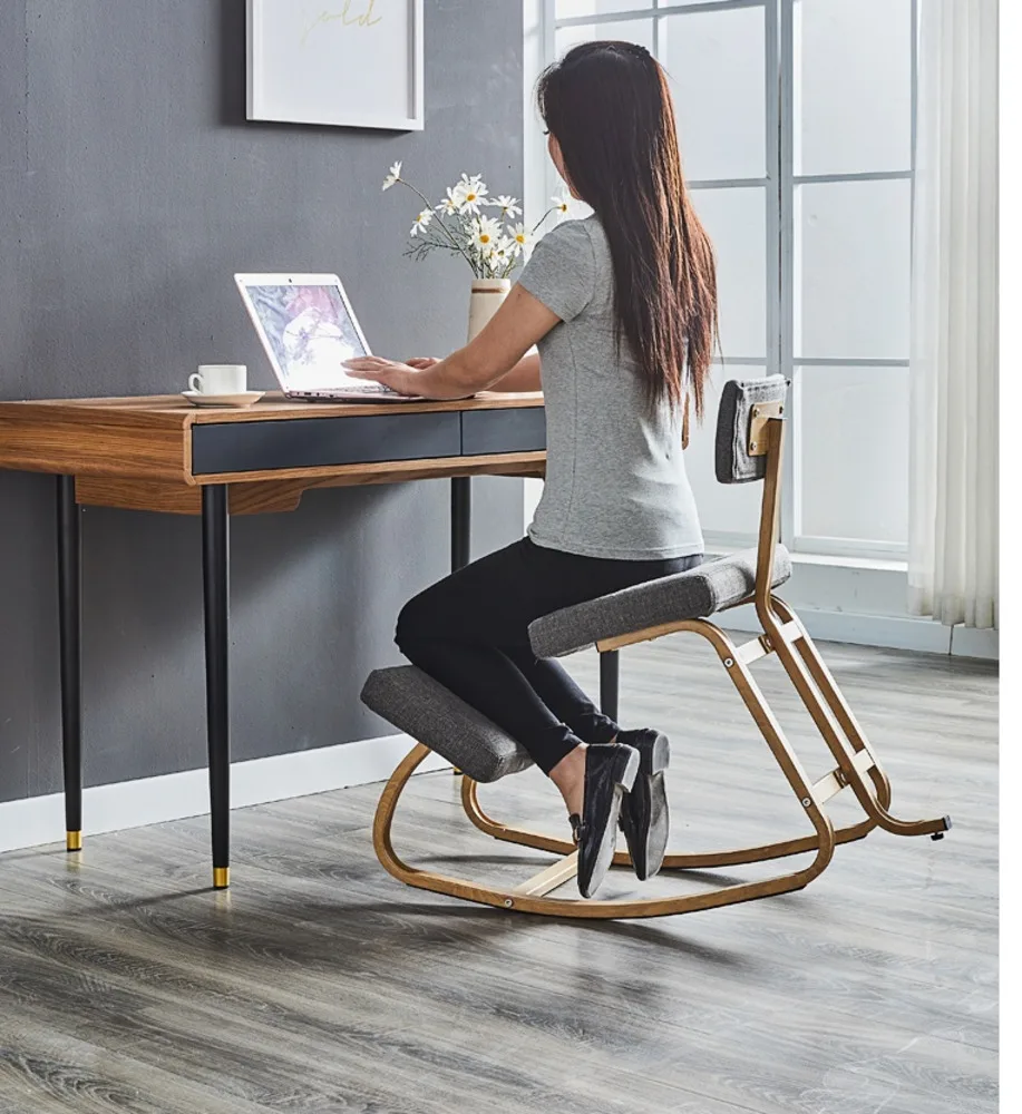 Высококачественное железное кресло с защитой от близорукости верблюжьей кожи