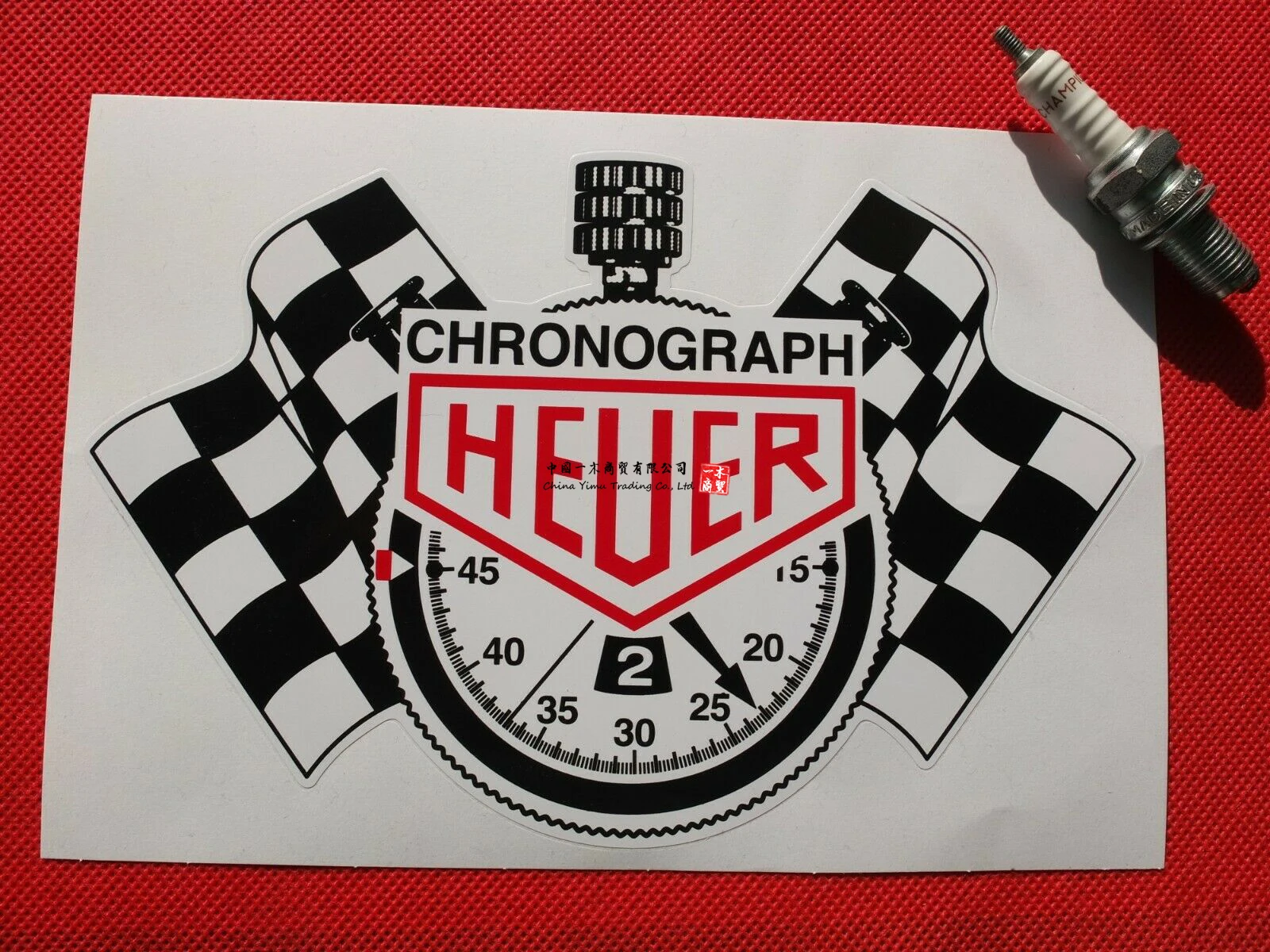 

Label Decals Logo Sticker Suitable For Heuer Plain Classic Sports Car Stickers Racing F1 Race Rally Formula