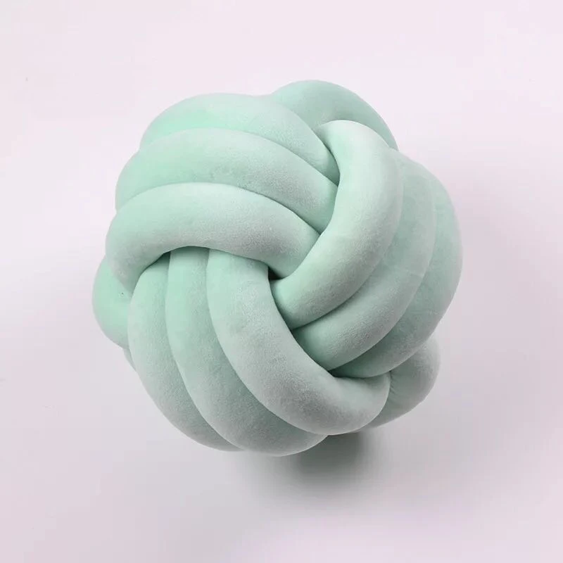 Light green 28 см, подушка с узлом в скандинавском стиле, подушка с узлом, декоративная подушка с узлом, домашний декор в скандинавском стиле, декор для детской комнаты в скандинавском стиле - Цвет: Light green