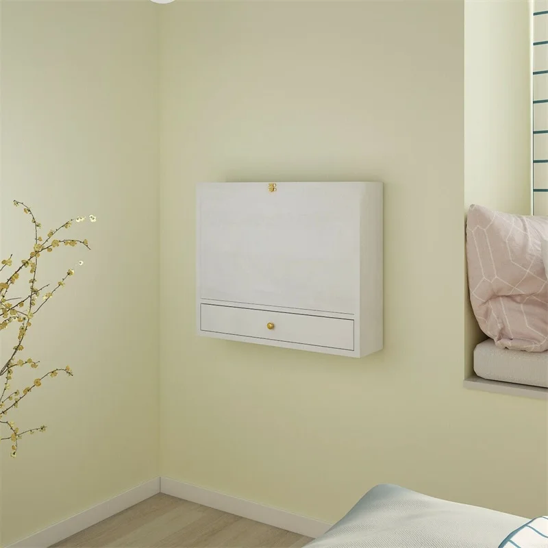 Настенный складной столик для ноутбука отсек хранения с выдвижным ящиком