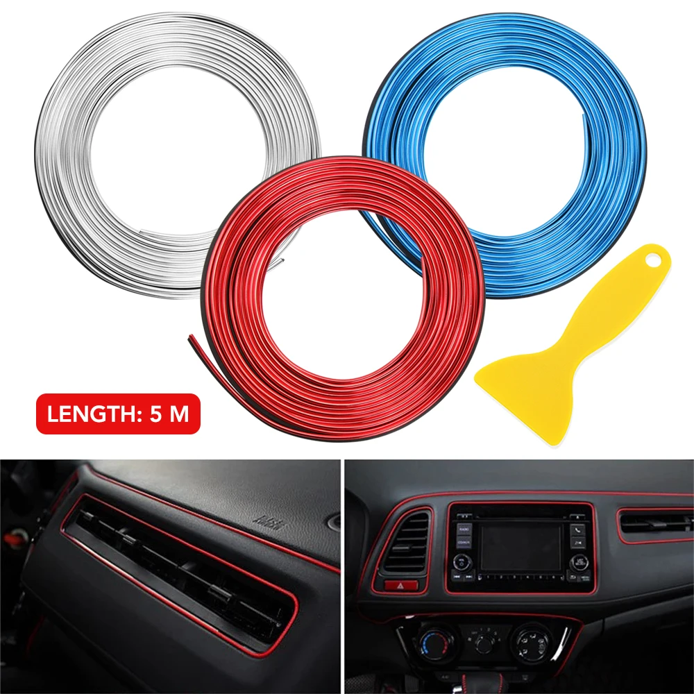 Декоративные гибкие полосы для автомобиля Стайлинг Mazda CX30 2 3 5 6|Наклейки салона